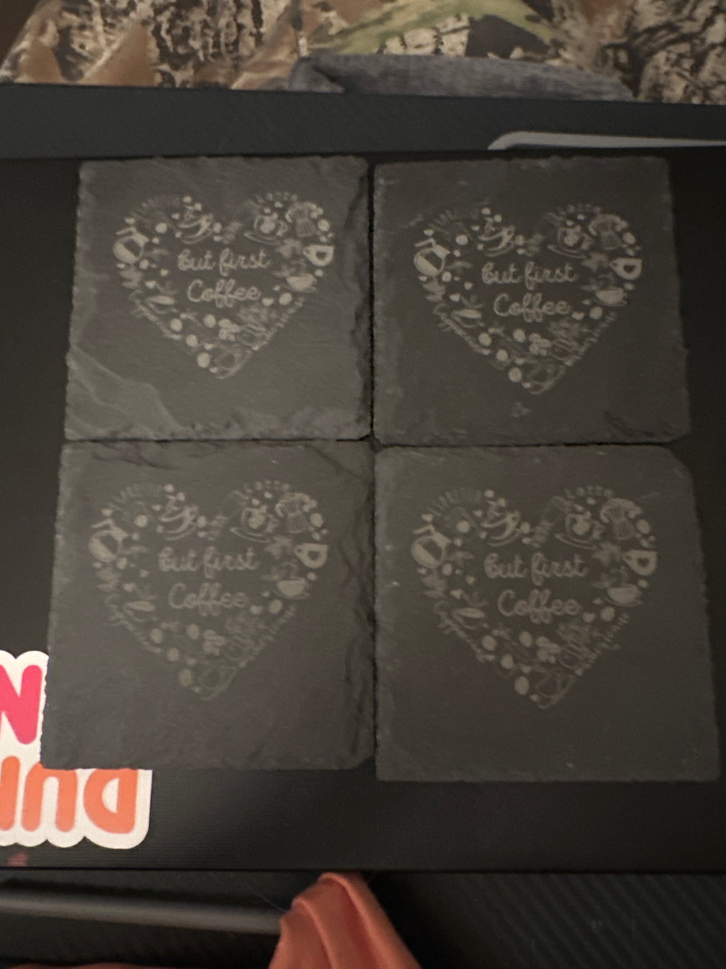 Slate coasters