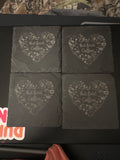 Slate coasters