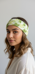 Lime & White Headband