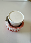 Red Peach and White Pint Cozy