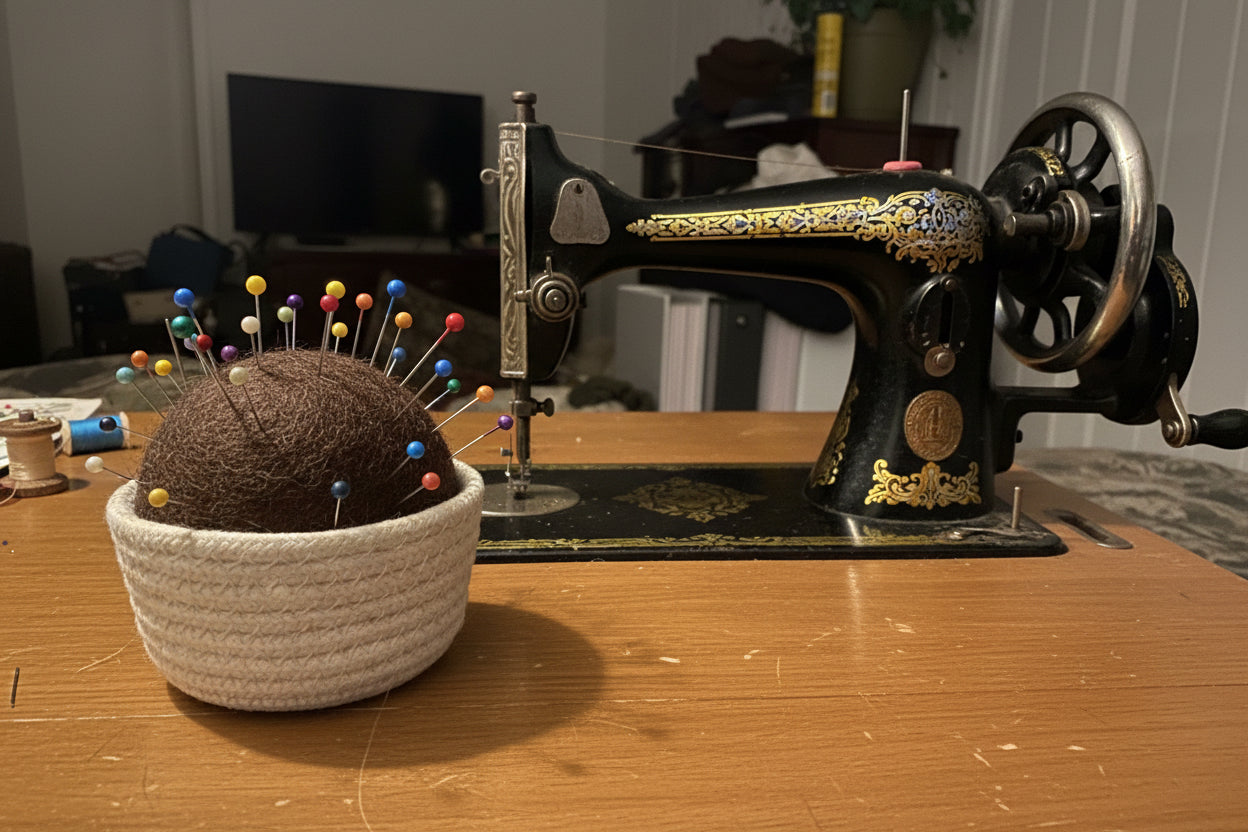 All natural pin cushion!