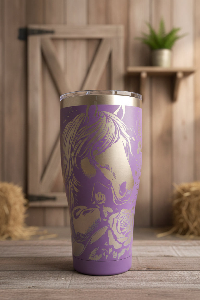 Horse with Boots 30oz