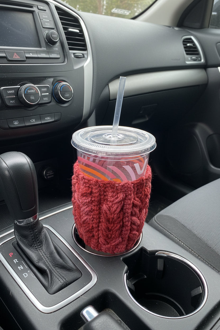 Wheat Stitch Cup Cozy