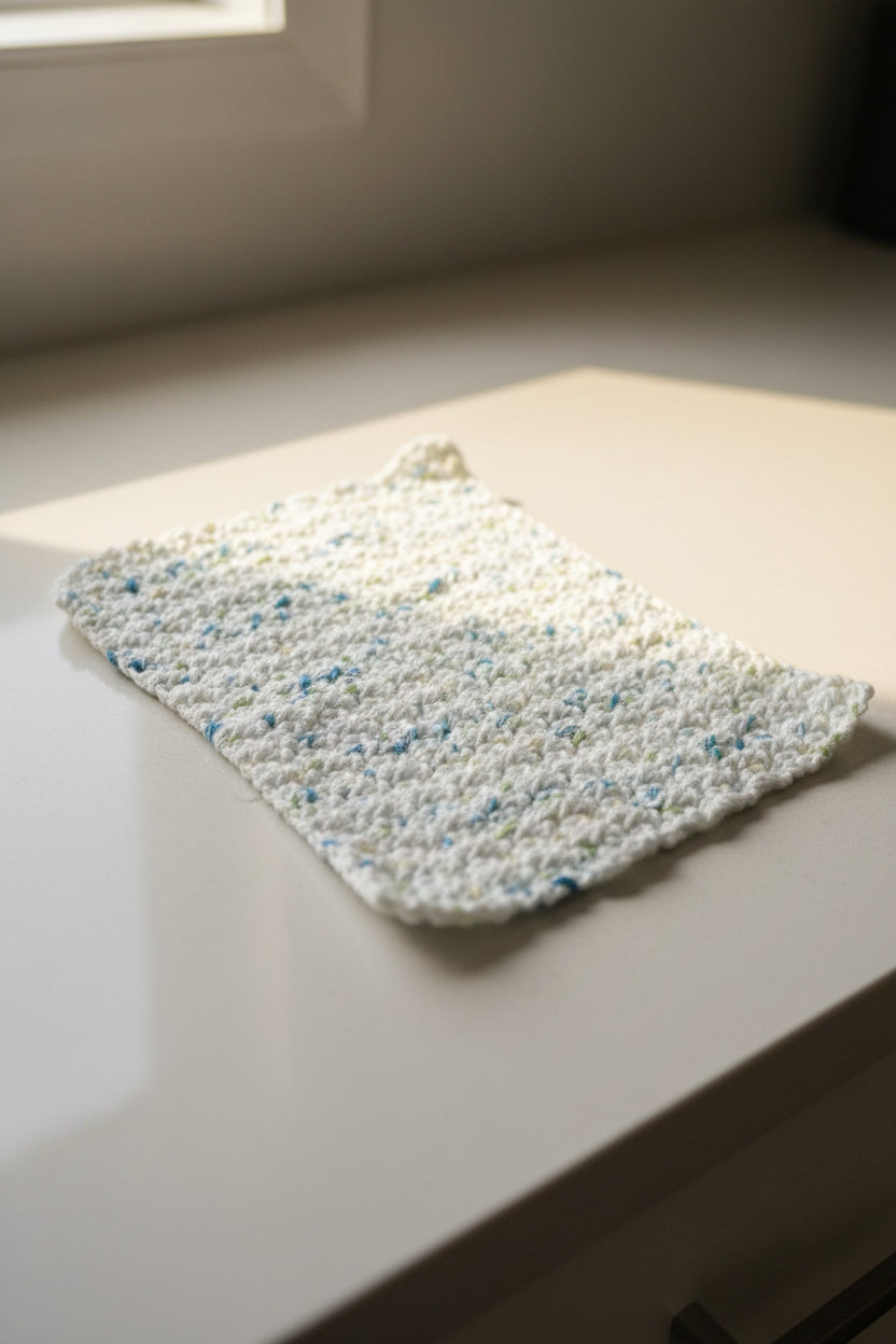 White with speckle