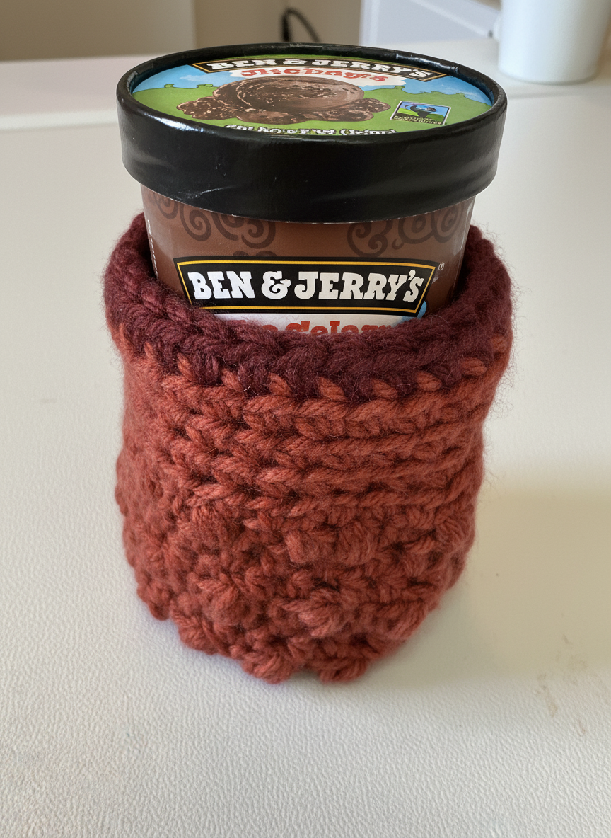 Brown Pint Cozy