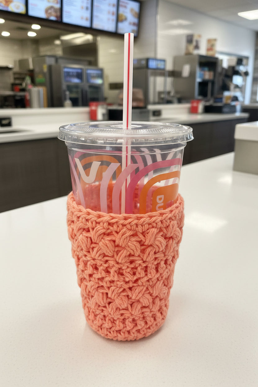 Coral Cup Cozy