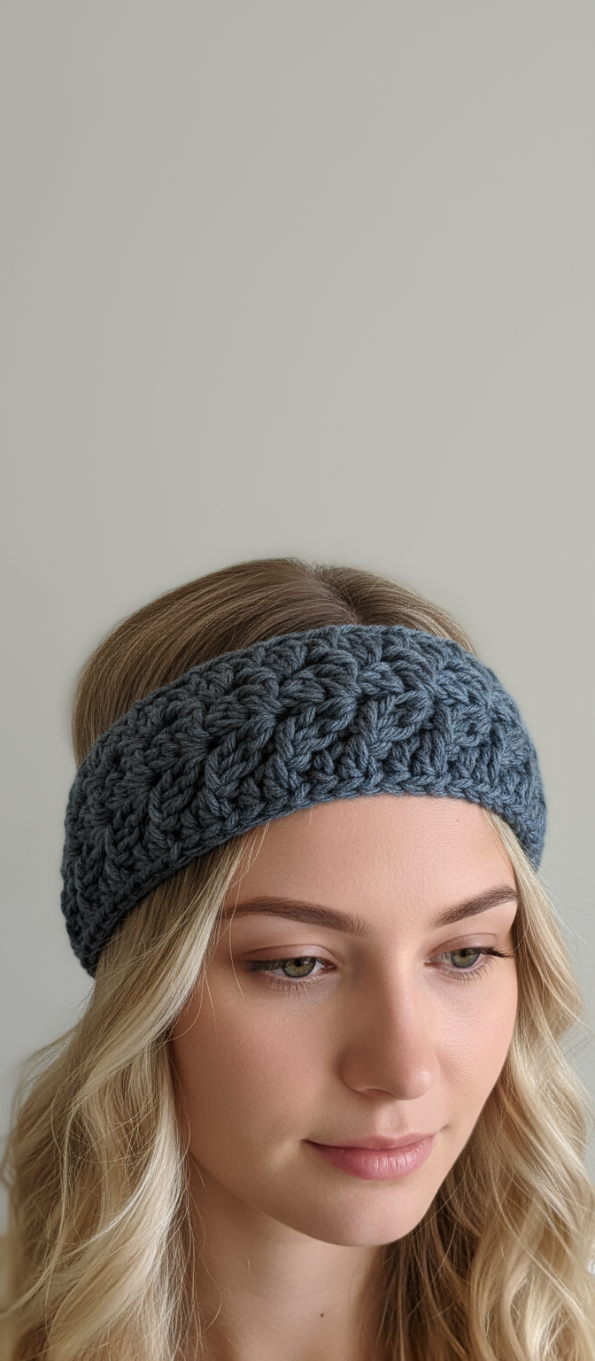 Denim Blue Headband