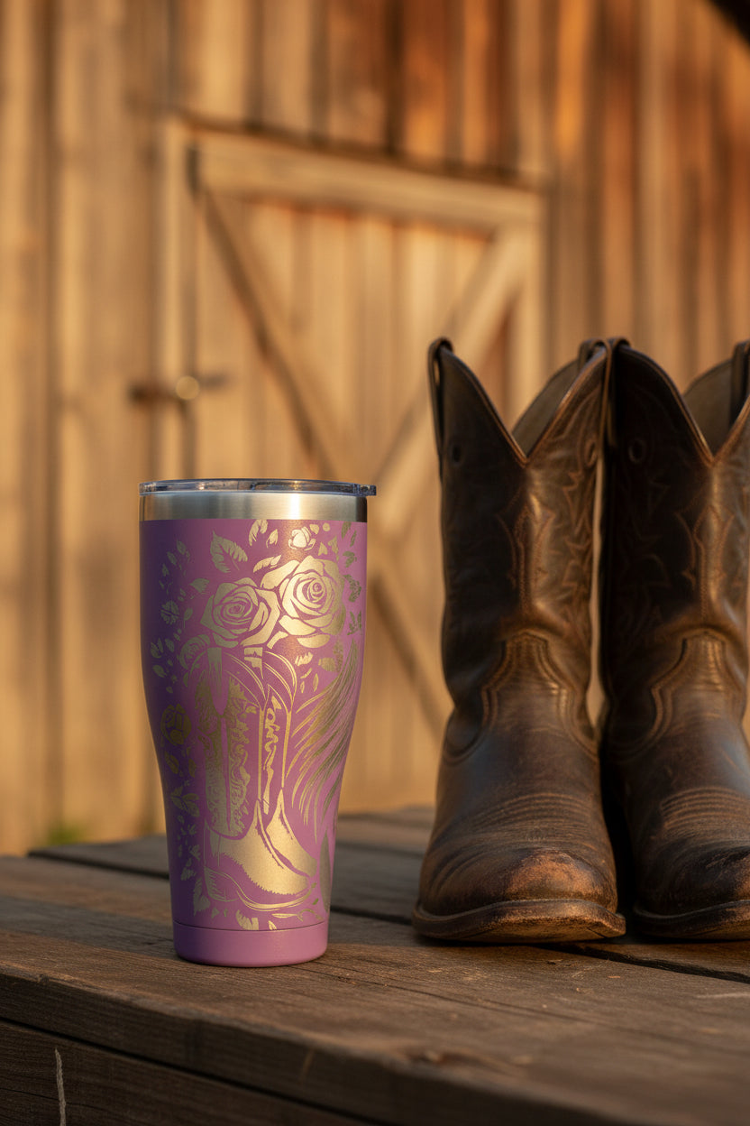 Horse with Boots 30oz