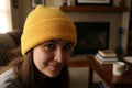 Warm double layer hat
