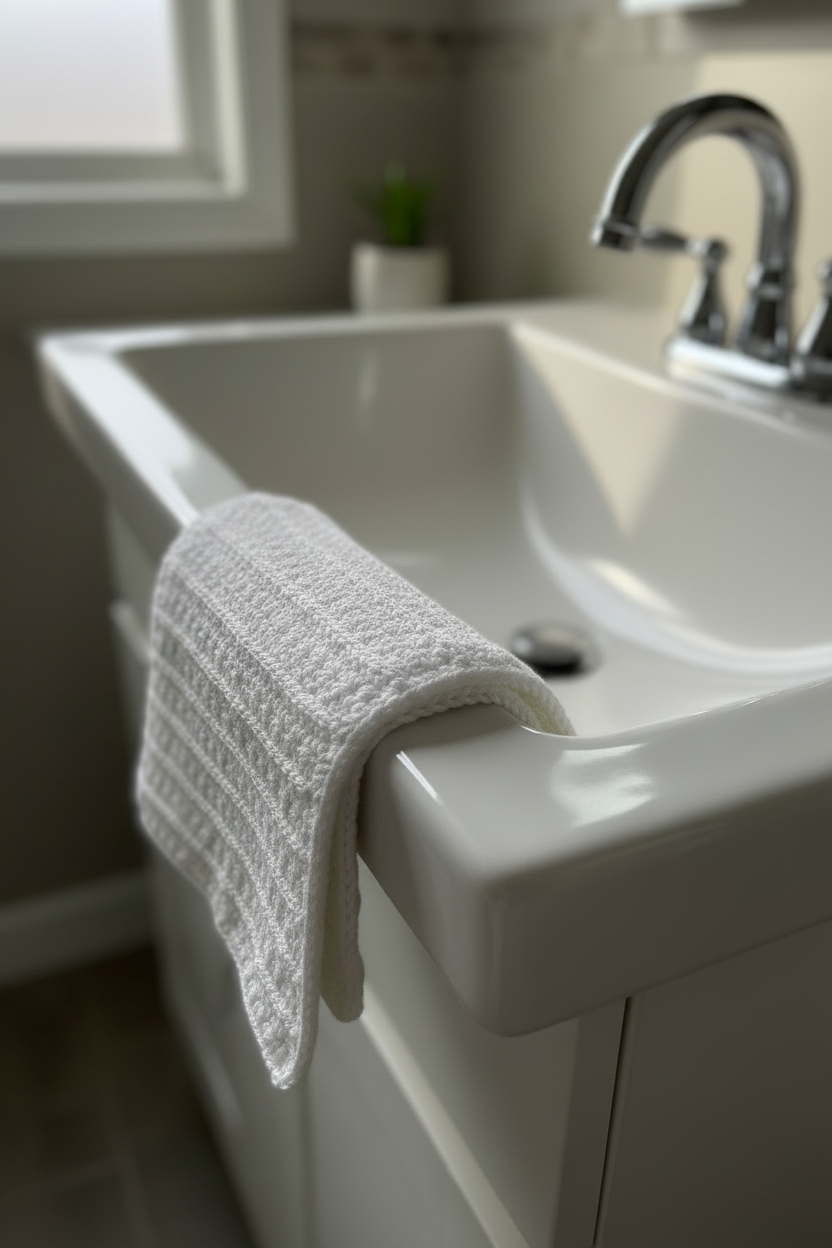 White wash cloth