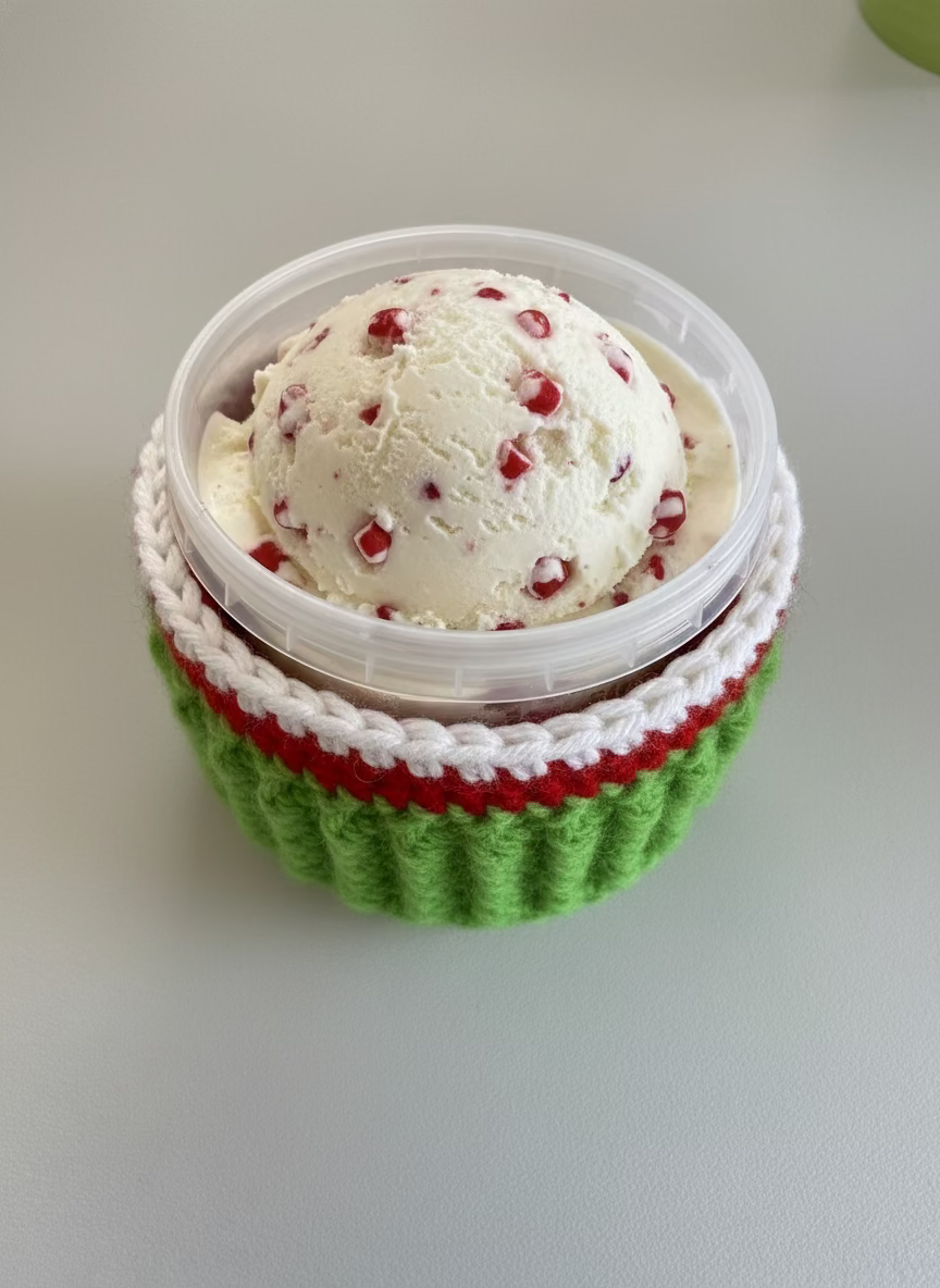 Christmas Pint. Cozy with Green