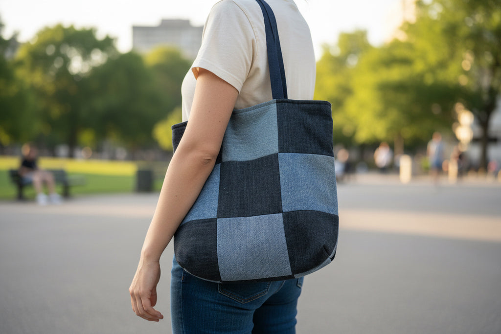 Denim Project Bag